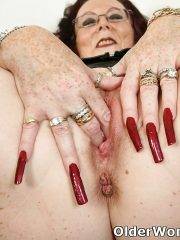 62 year old granny Zadi from OlderWomanFun