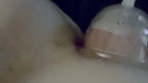 Being a good girl for daddy and teasing my pumped pussy while he’s at work. He told me not to cum..