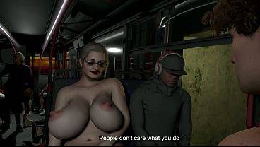 A Horny Mature MILF Is Cock Hungry In A Bus