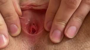 Virgin tight pussy fingering